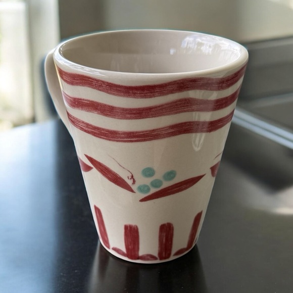 Vintage 1999 California Pantry Ceramic Coffee Mug Set Leaves & Berries - Picture 3 of 7